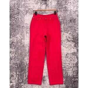 Vintage Levis Jeans 26 in x 26 in Womens 501 Made USA Button Fly Pink Denim